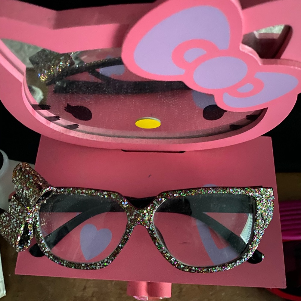 These are a pair of hello kitty glasses